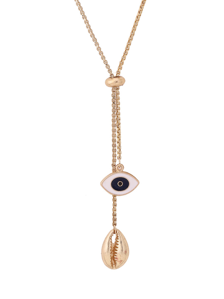 Priyaasi Evil Eye Pendant Chain Necklace