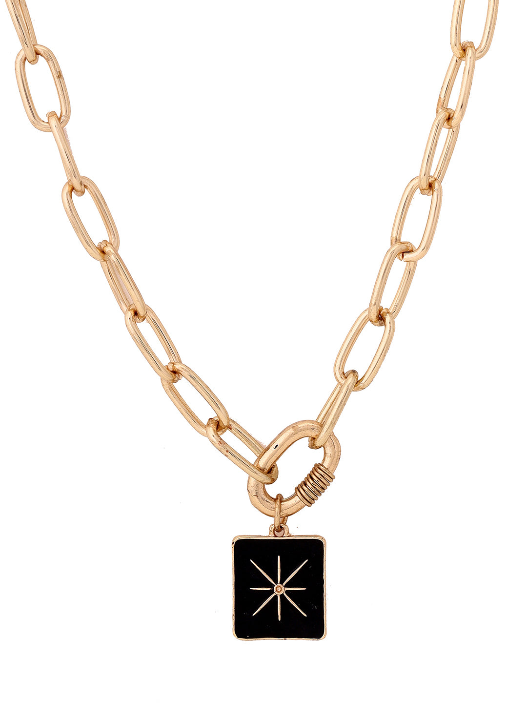 Priyaasi Star Pendant Linked Chained Necklace