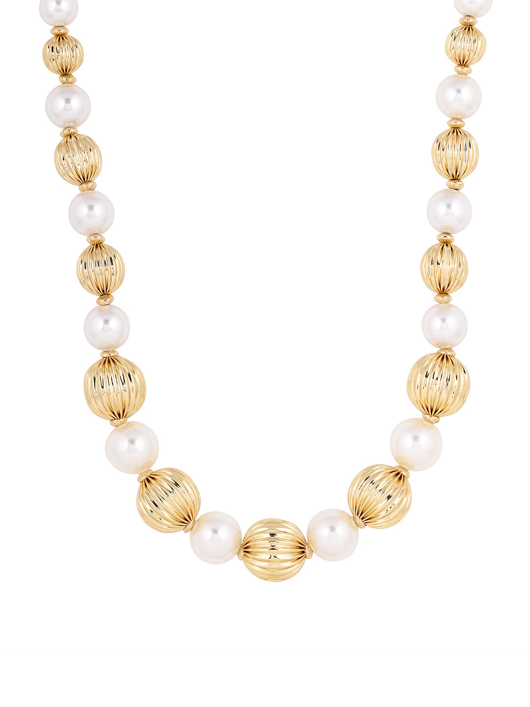 Priyaasi Pearl Gold balls Gold Plated Fashiony Necklace