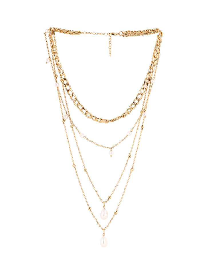 Priyaasi Gold Plated Pearl Necklace