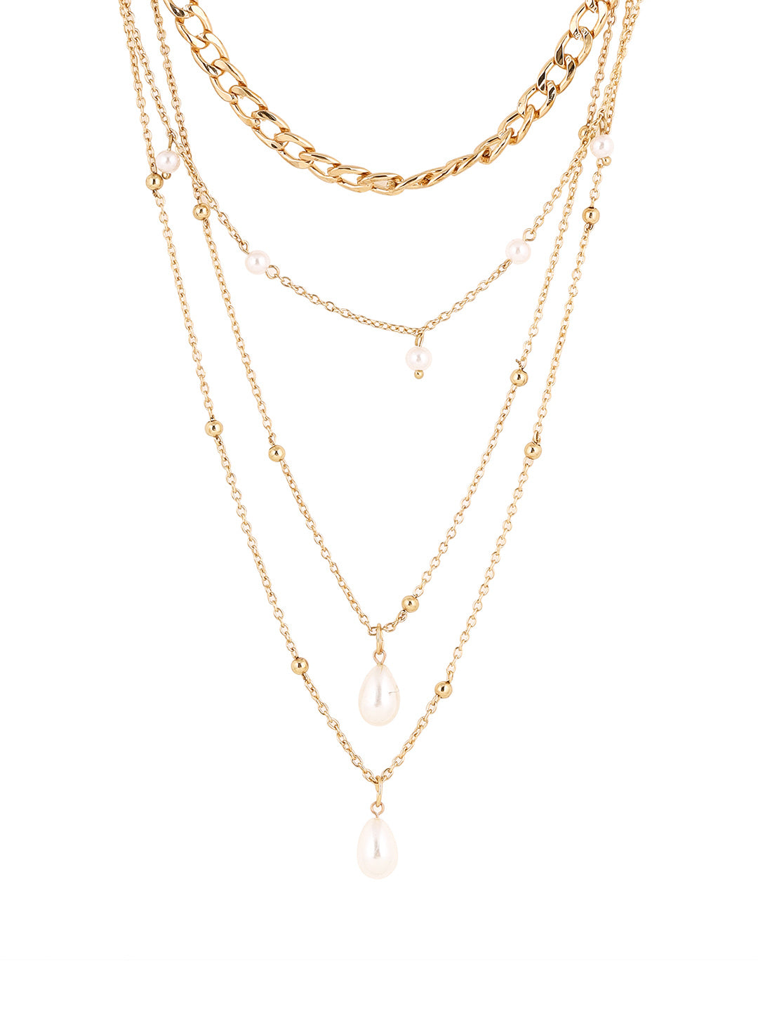 Priyaasi Gold Plated Pearl Necklace