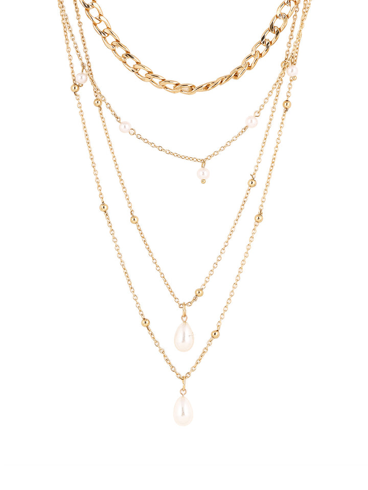 Priyaasi Gold Plated Pearl Necklace