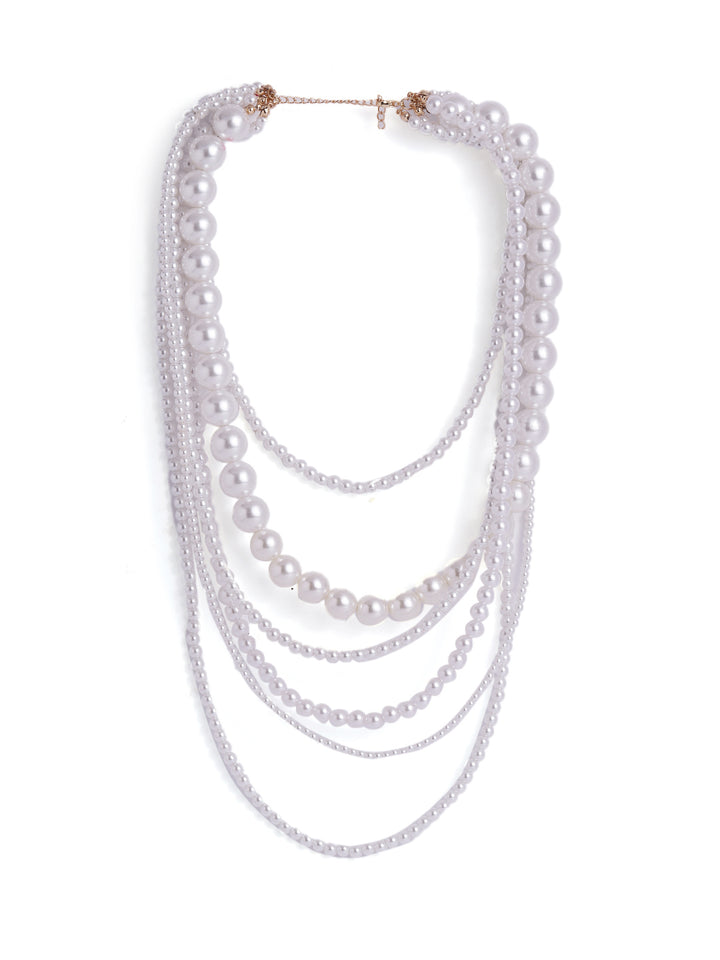 Pearl Styled Layered Statement Fashionary Elegant Chain