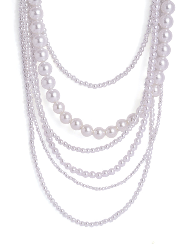 Pearl Styled Layered Statement Fashionary Elegant Chain