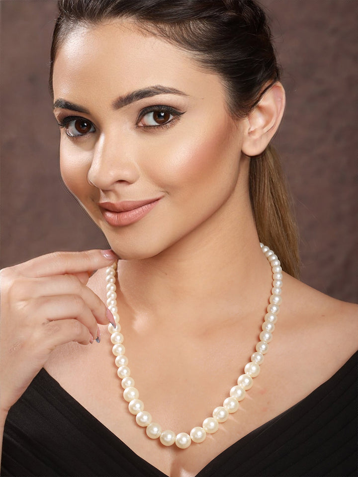 Priyaasi Pearl Scale Gold-Plated Necklace