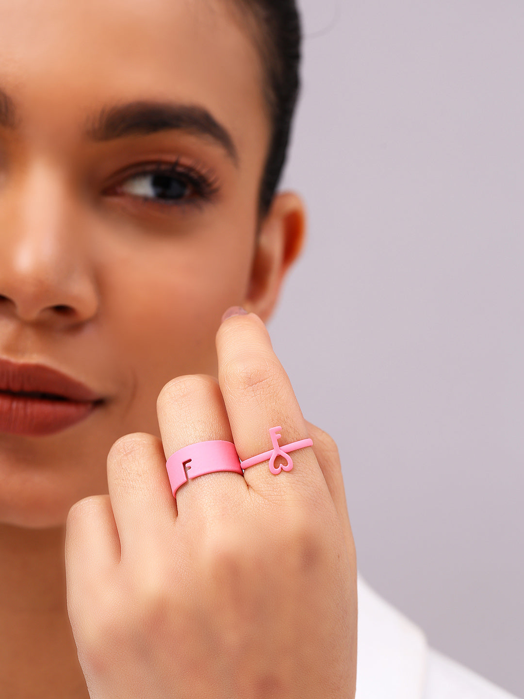 Priyaasi Pink Dual Ring