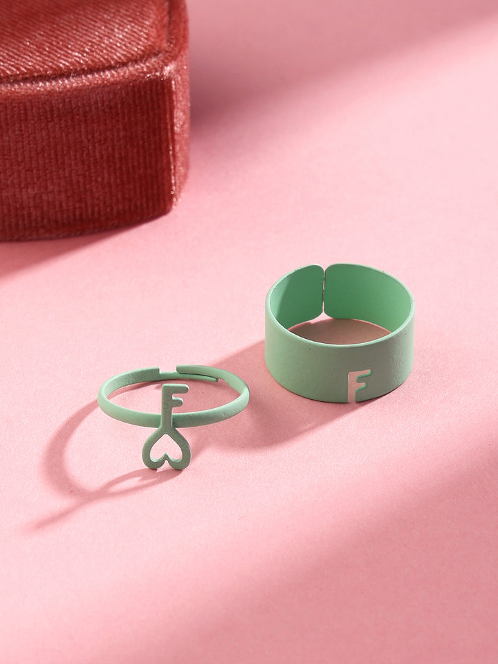 Priyaasi Green Dual Ring