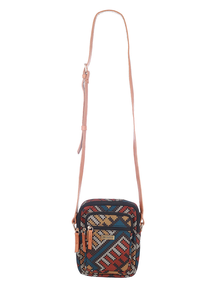 Pretty Petite Multicolor Crossbody Sling Bag