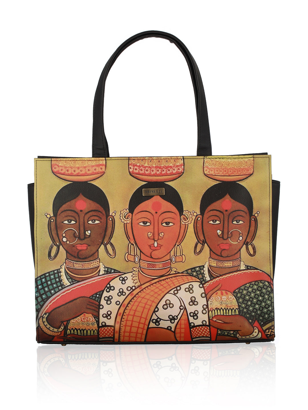 Tribal Tri-Devis Digital Print Tote Bag