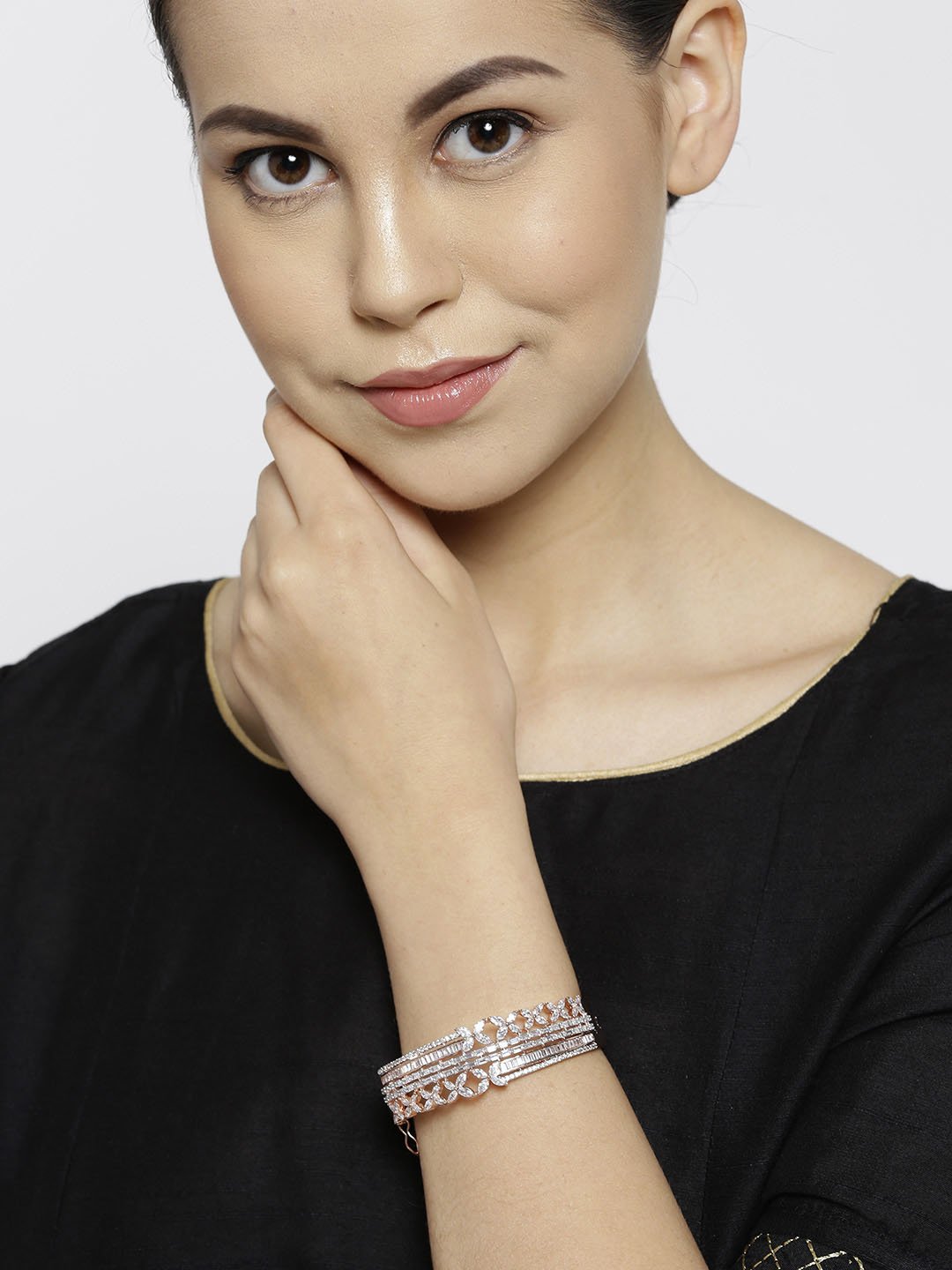 Cube Gold Chain Diamond Bracelet – Lindsey Leigh Jewelry