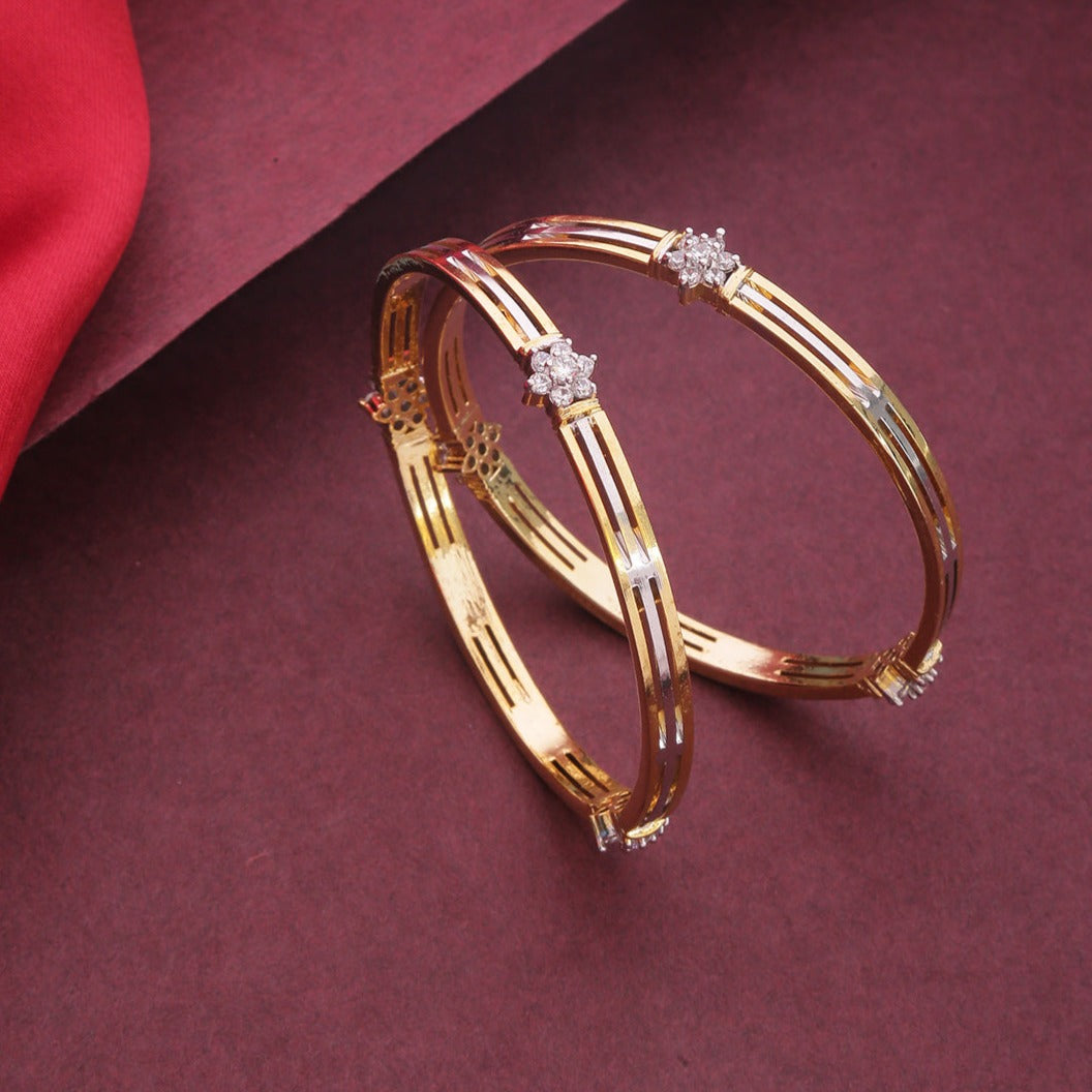 Precious Beauty Beautiful Stylish Golden Zari Dot Glass Bangles set for  women & girls.(Pack of 48 Bangles) (Golden, 2.60 INCHES)