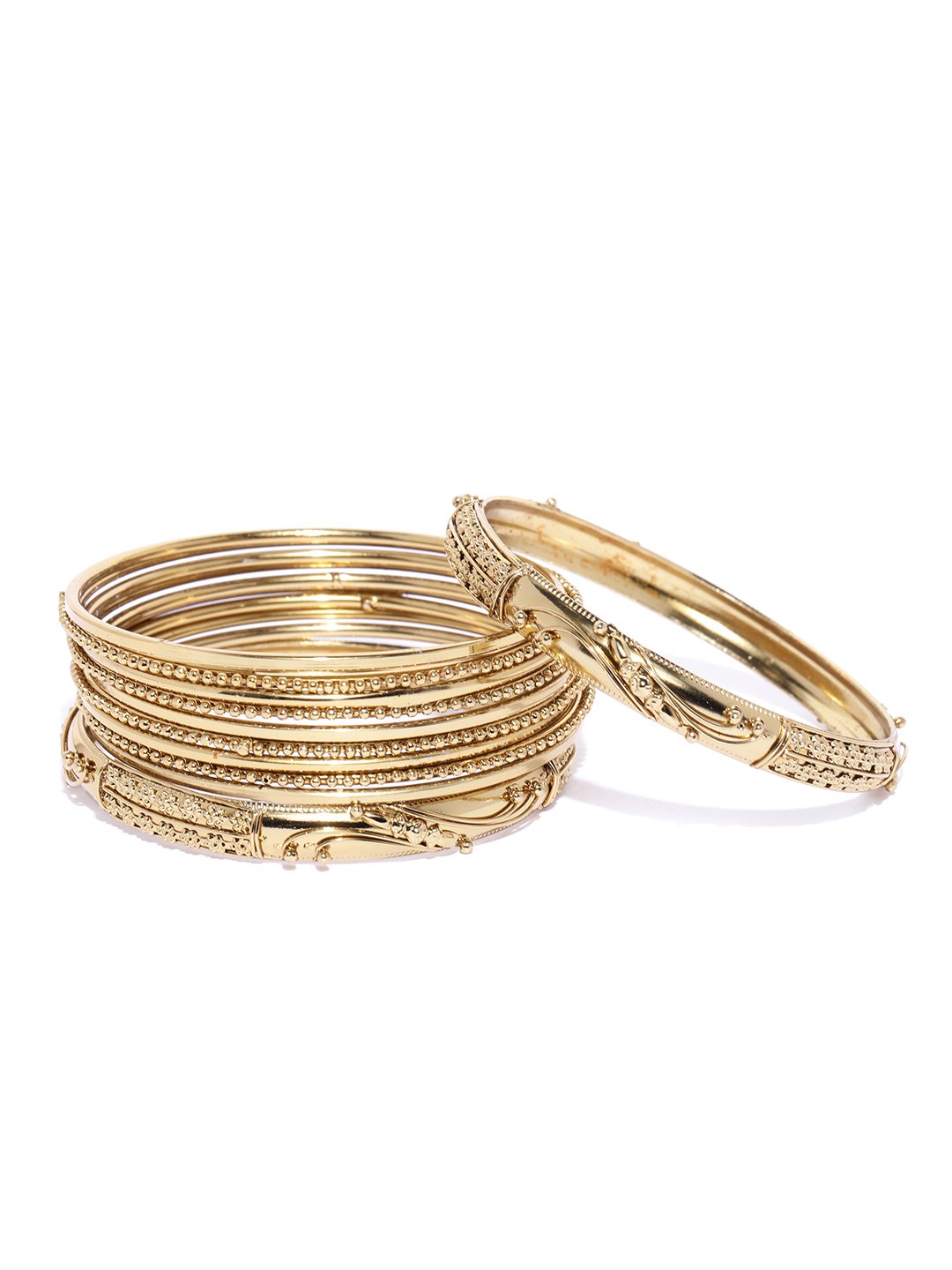 11 Gold-Plated Gold Bangle