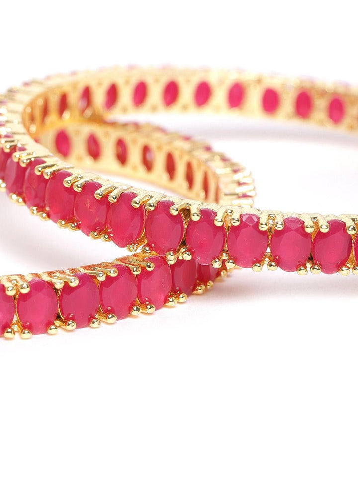 Set of 2 Stones Studded Bangles
