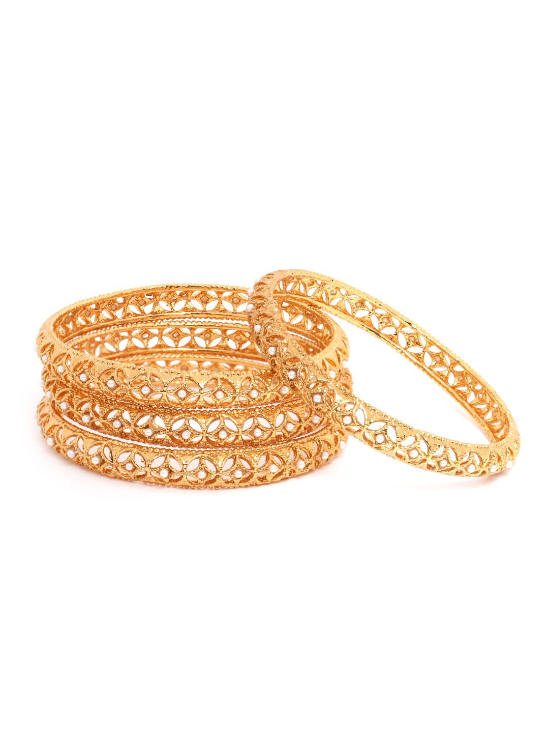Set of 4 Gold Plated Bangles