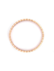 Set of 2 American Diamond Rose Gold Plated Bangles Set