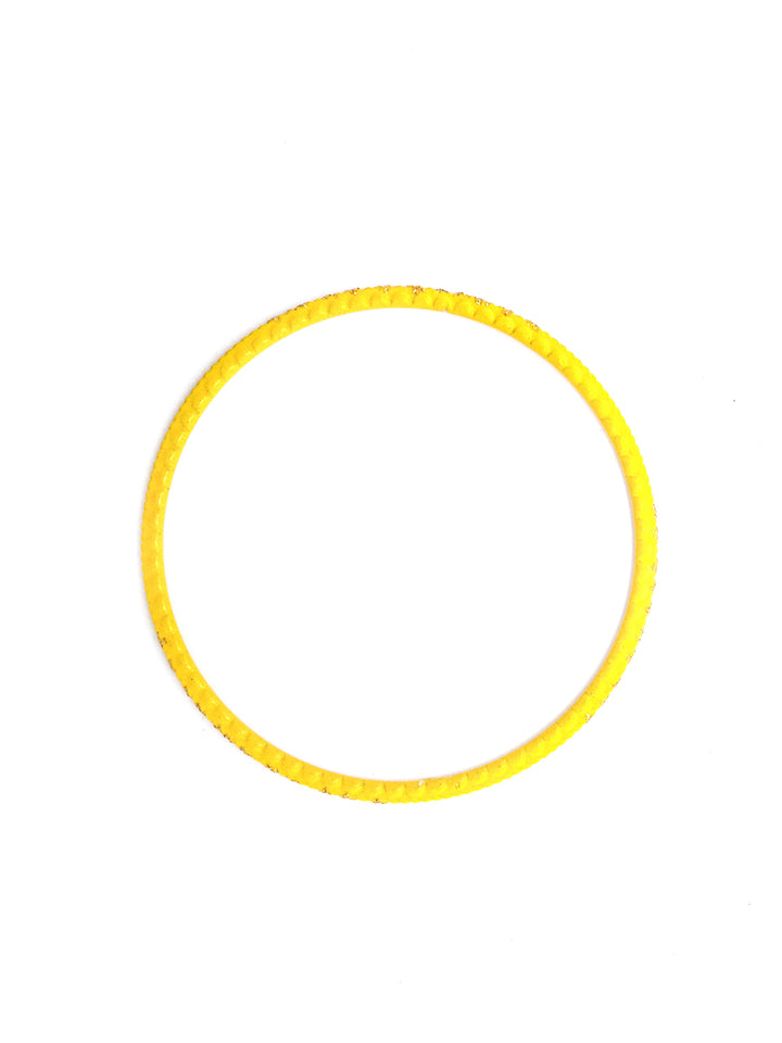 Yellow Set of 16 Bangle Set