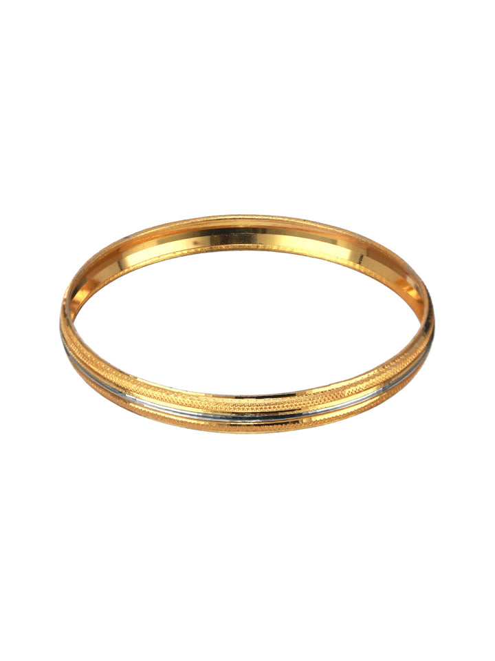 Priyaasi Traditional Embossed Gold-Plated Bangle Set of 2