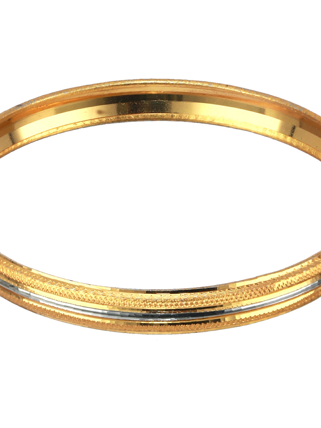 Priyaasi Traditional Embossed Gold-Plated Bangle Set of 2