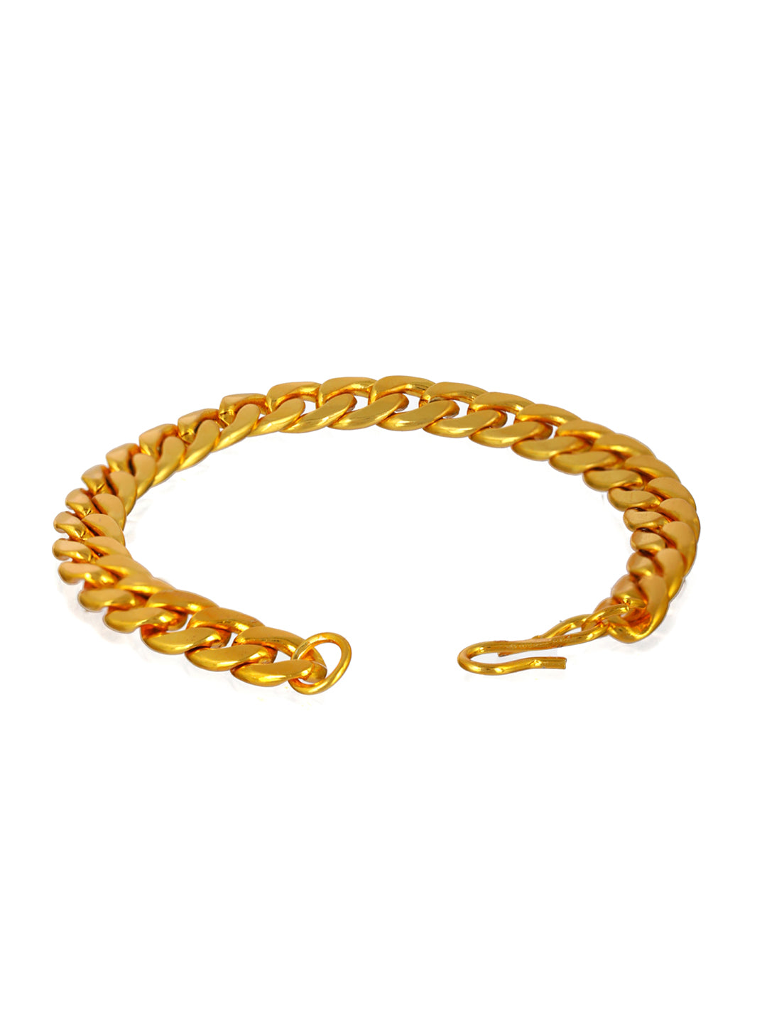 Bold by Priyaasi Gold-Plated Cuban Chain Bracelet for Men