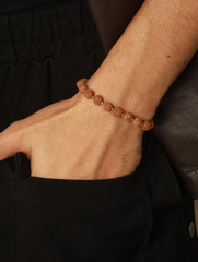 Bold by Priyaasi Stylish & Spiritual Rudraksha Bead Bracelet for Men