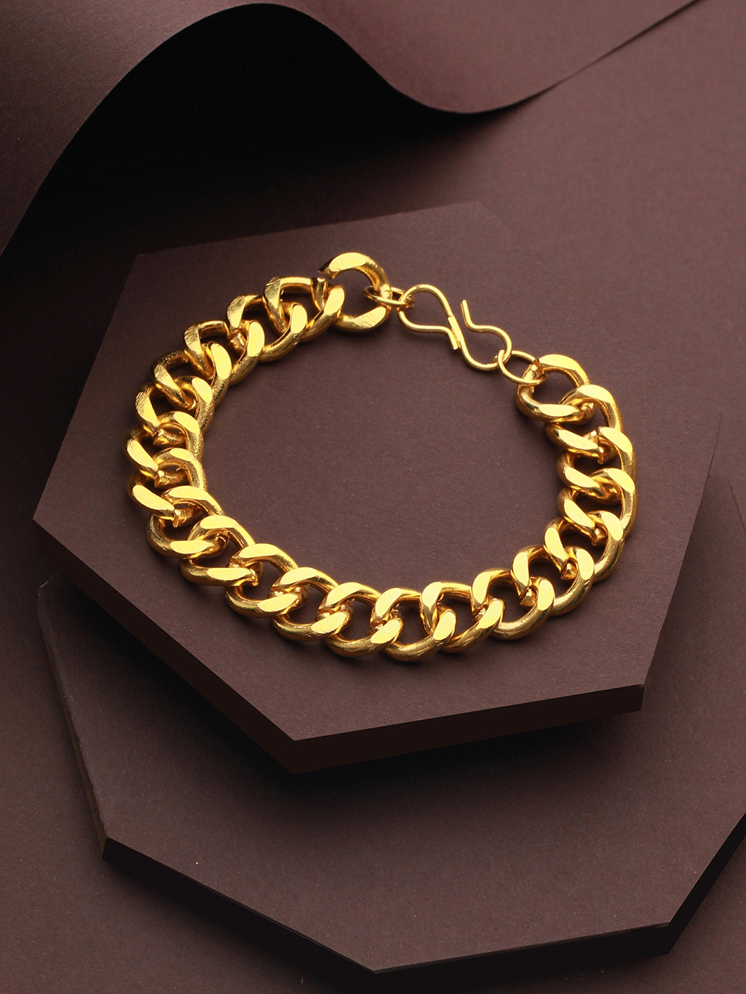 24K Gold Plated Stylish Chain Bracelet– Imeora