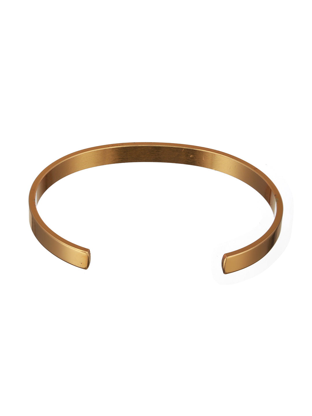 Bold by Priyaasi King Queen Solid Gold & Rose Gold-Toned Couple Bracelet