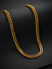 Classic Cuban Gold-Plated Link Chain for Men