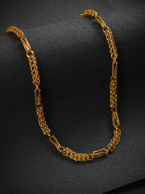 Classic Figarope Gold-Plated Link Chain for Men