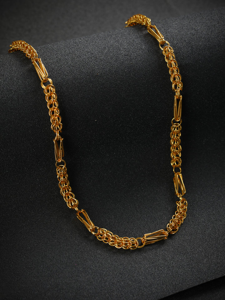 Classic Figarope Gold-Plated Link Chain for Men