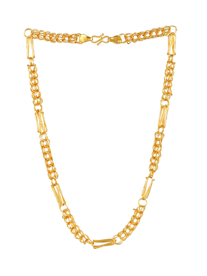 Classic Figarope Gold-Plated Link Chain for Men