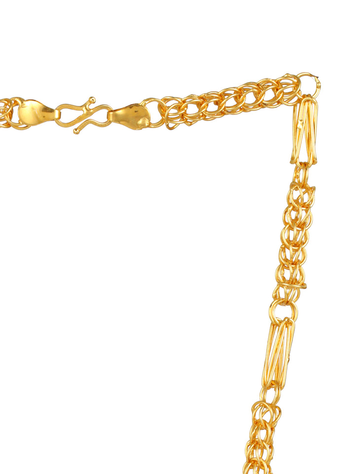 Classic Figarope Gold-Plated Link Chain for Men