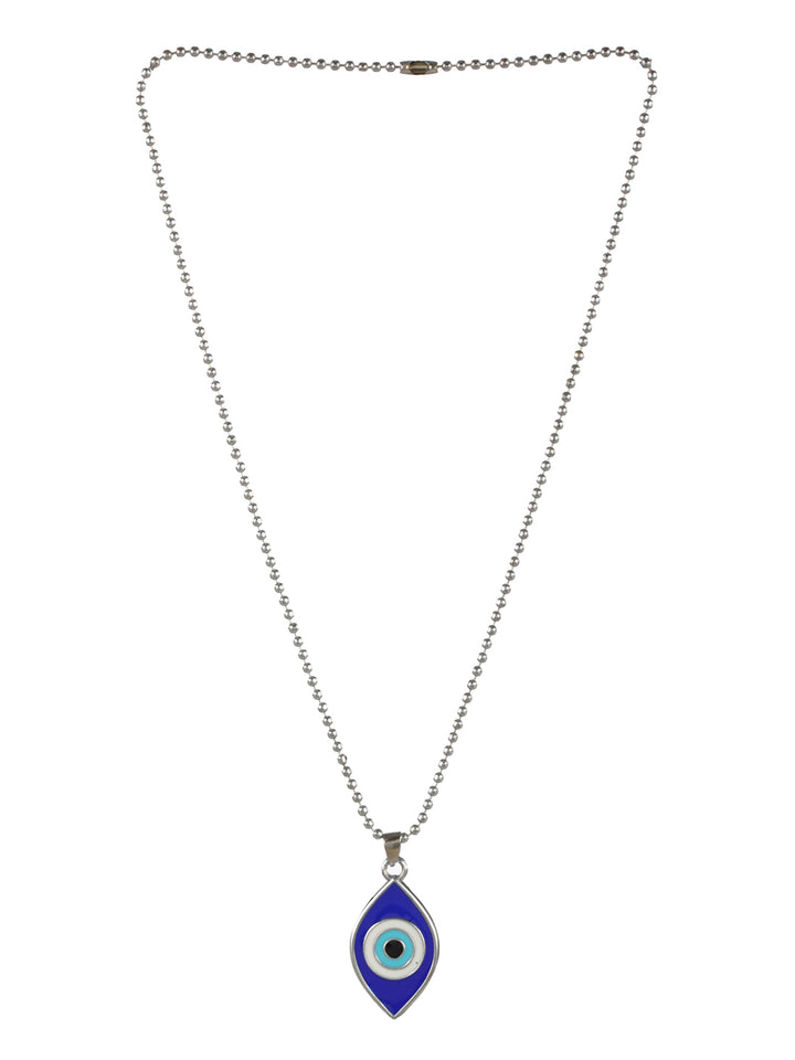 Bold by Priyaasi Evil Eye Silver-Plated Necklace for Men