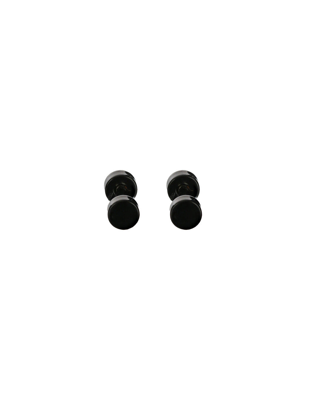 Black Onyx Stud Earrings for Men  Round Mens Stud Earrings  for Men   Nadin Art Design  Personalized Jewelry
