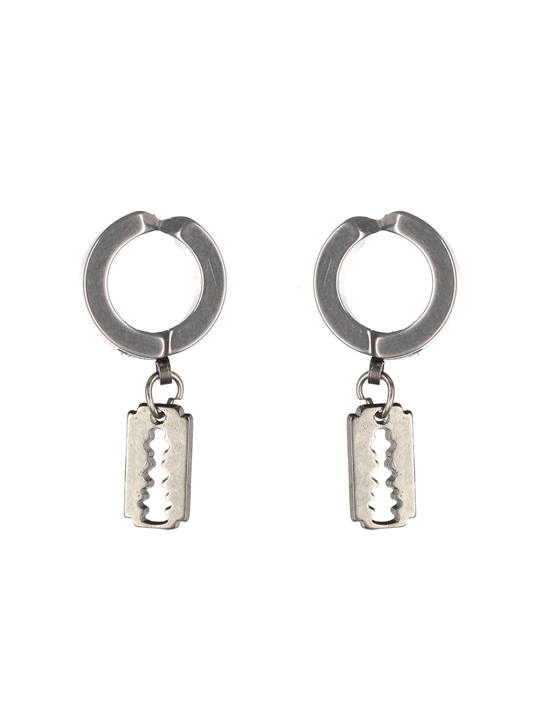 Buy Silver Earrings for Men by Fabula Online | Ajio.com