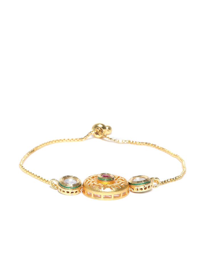 Gold Plated Chained Bracelet