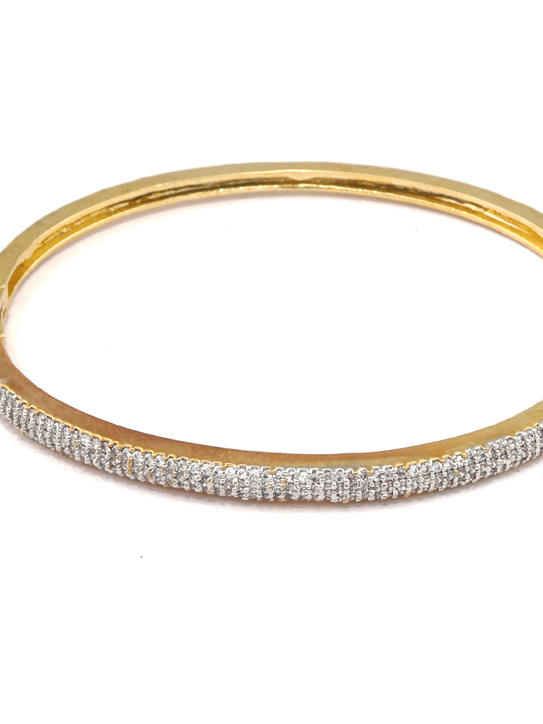 Elegant American Diamond Gold Plated Bracelet
