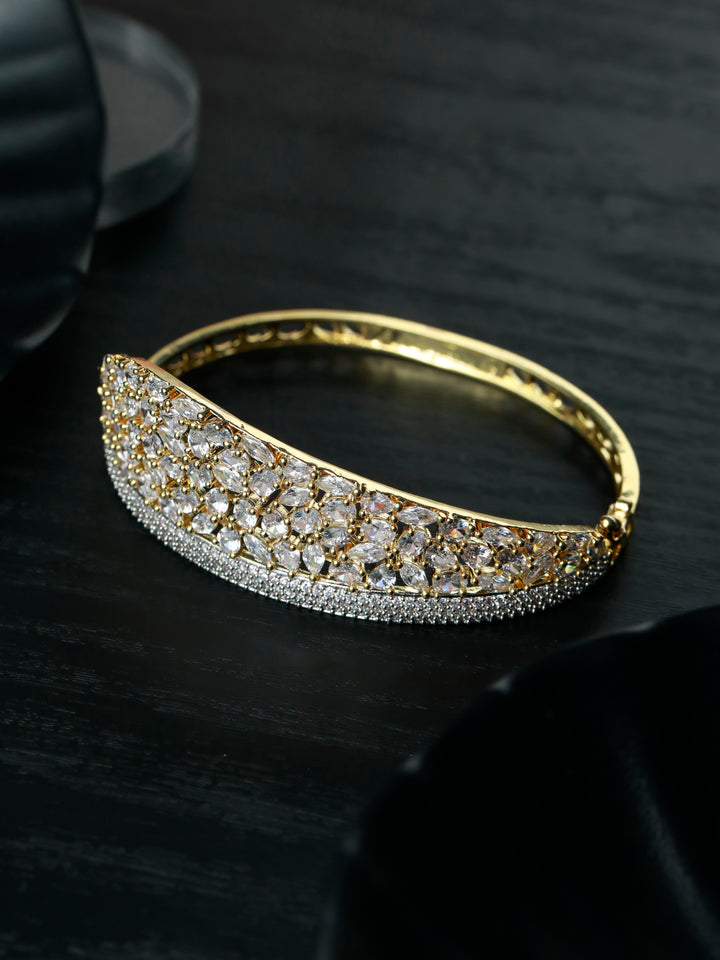 Gold Plated American Diamond Bracelet