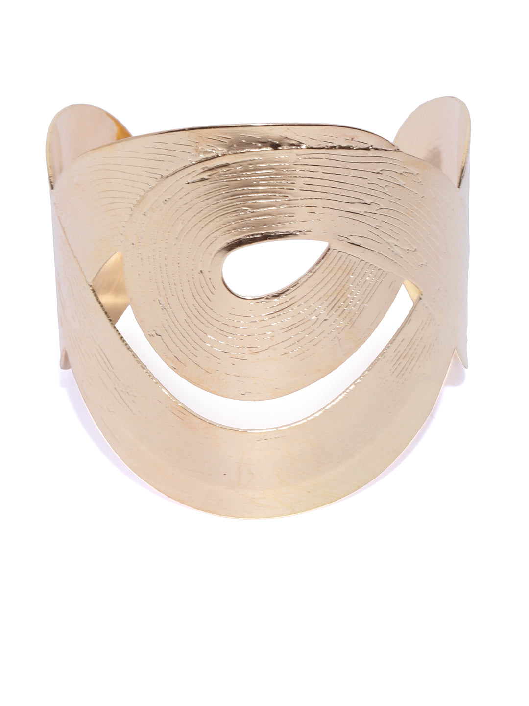 German Silver Gold Plated Hand Cuff Bracelet For Girls And Women
