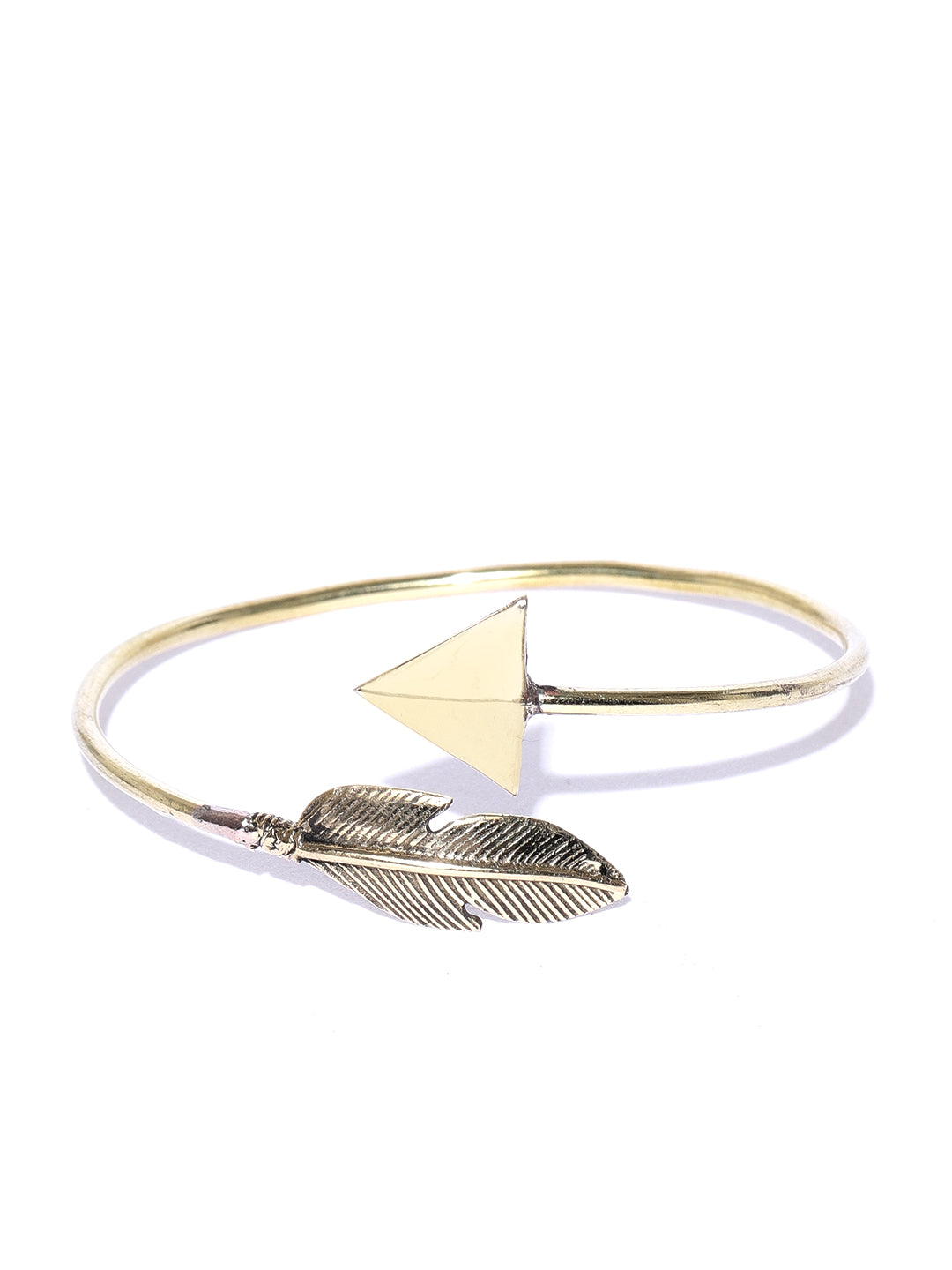Gold-Plated Cuff Bracelet For Girls & Women