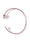 Urbane Heart-Rose Gold Tone Cuff Bracelet For Women And Girls