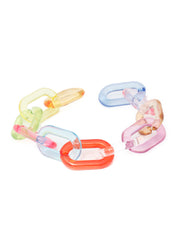 Multi-Color Contemporary Link Bracelet