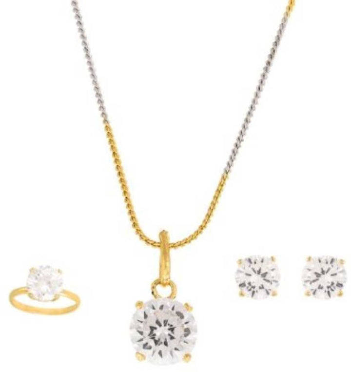 Combo of Pendant with Earrings & Ring