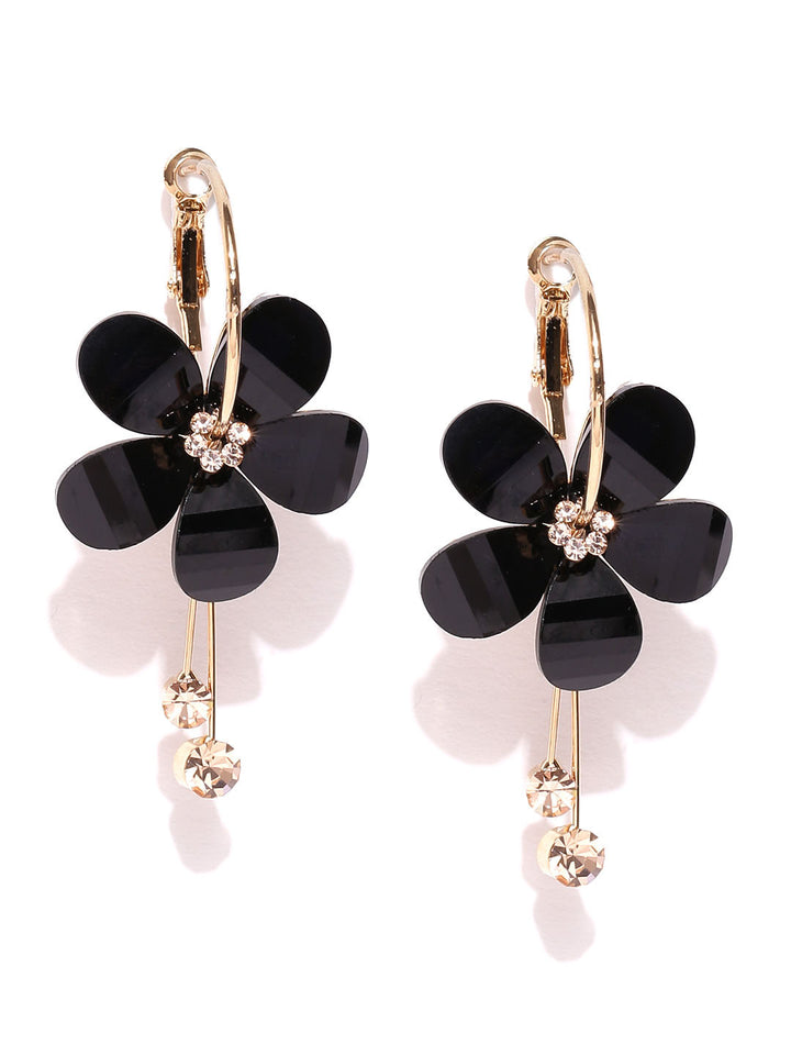 Designer Classy Floral Elegant Drop Earrings