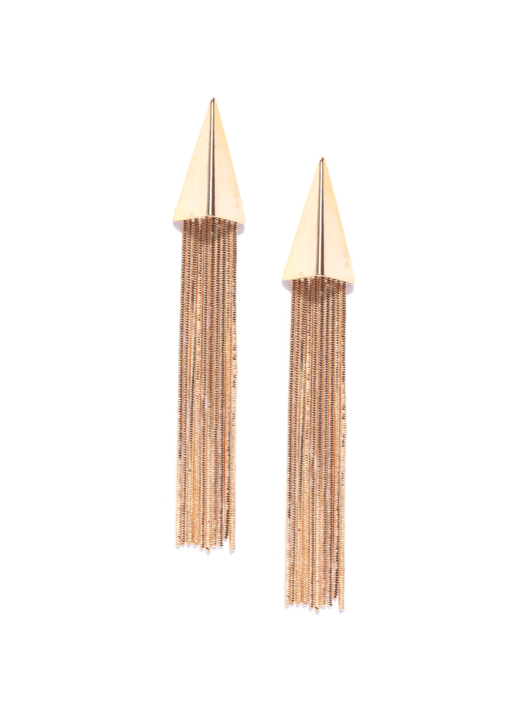 Gold Plated Tassel Earrings Earrings