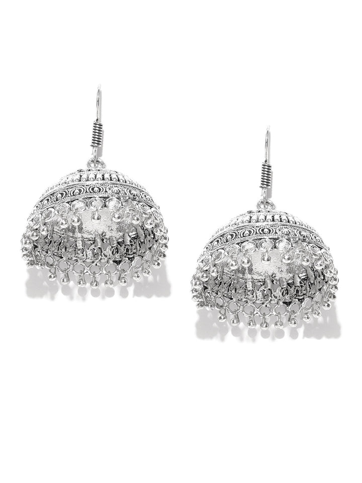 German Silver Oxidised Handmade Earrings