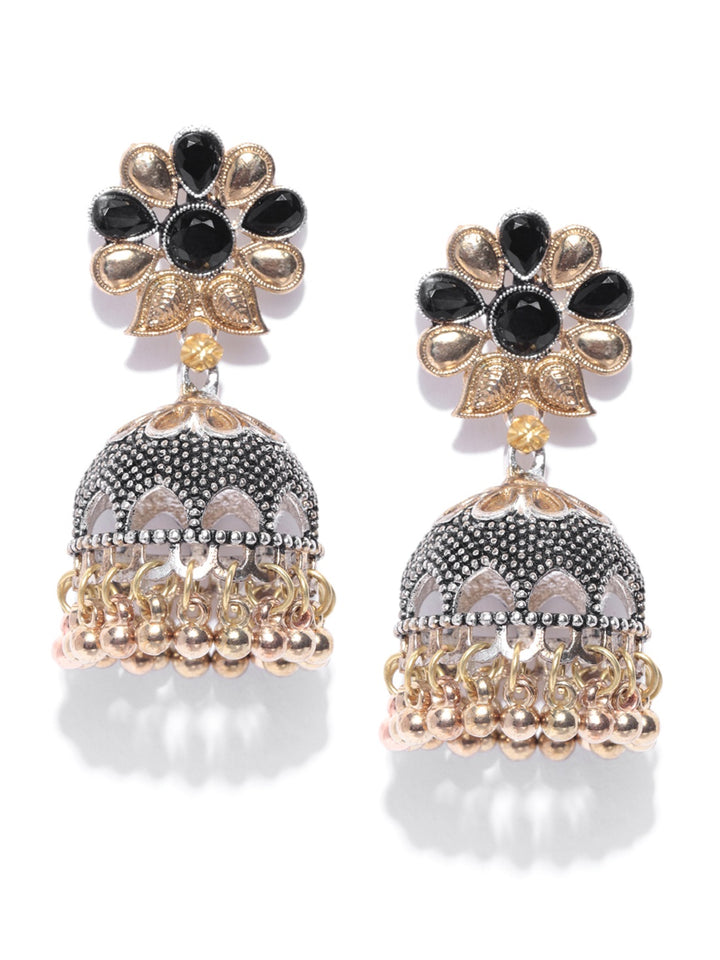 German Silver Jhumki Earrings For Women/Girls