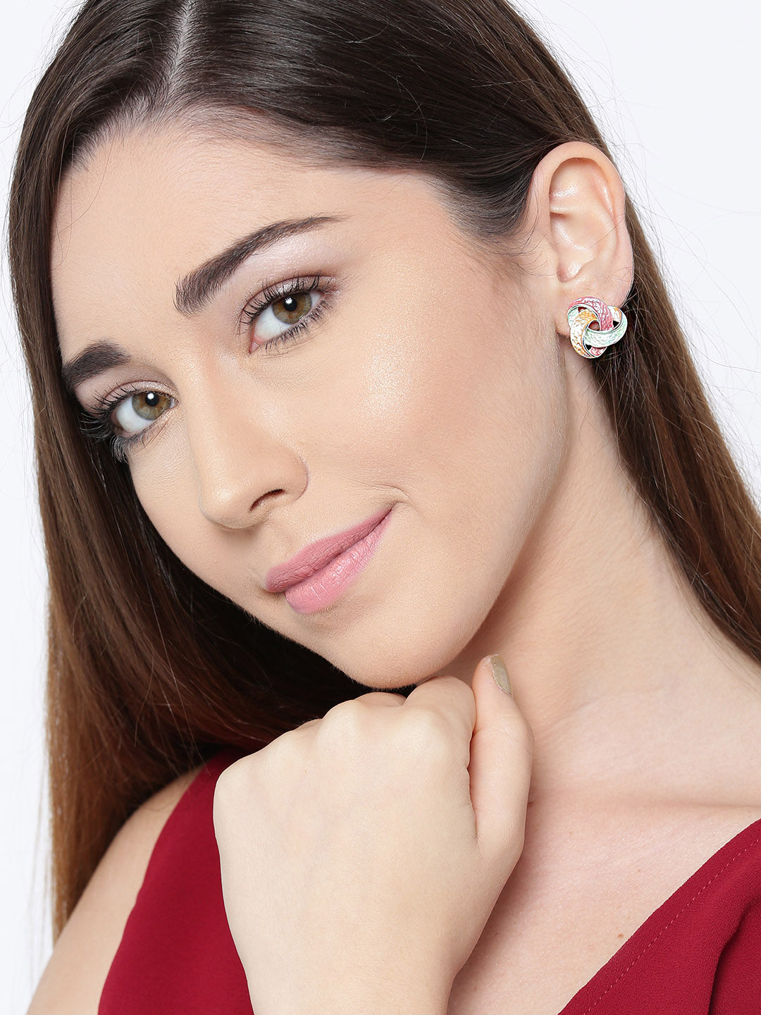 Multicolour Designer Stud Earrings For Women/Girls