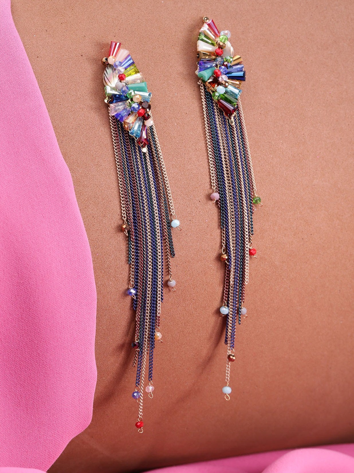 Earrings For Girls Colleague Shiny Butterfly Long Earrings For Teenager  Girls | Fruugo ES