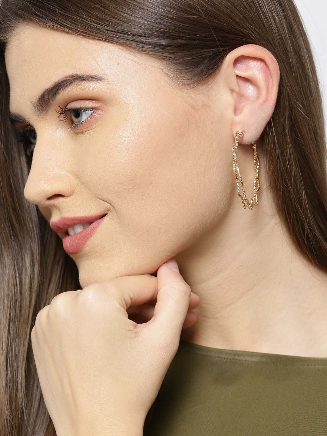 ASOS DESIGN sterling silver ear cuff earring with double row detail | ASOS