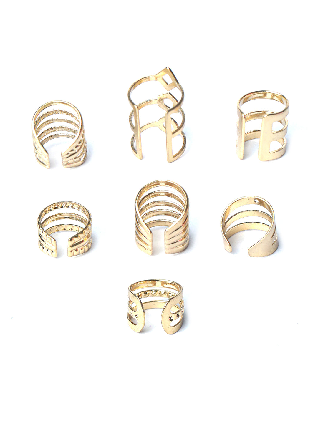 Minimal Gold Plated Earcuff Set